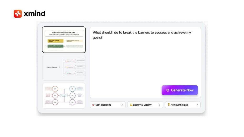 Photo showing how XMind works