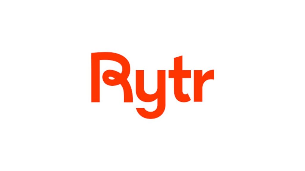 Photo showing Rytr's logo